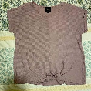 Sz M Tie Front Top